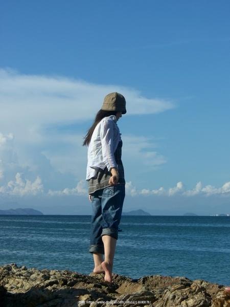 厦门旅游攻略背影女生