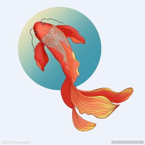 福州特产锦鲤头像插画师