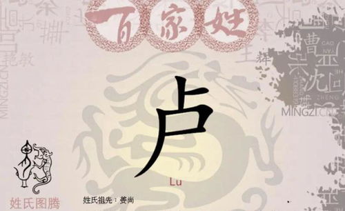 卢氏怎么起名