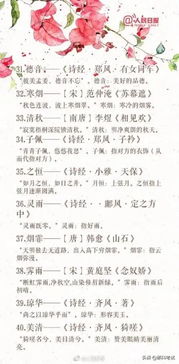 古诗教你起名怎么起名