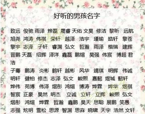 胡姓禹字辈怎么起名