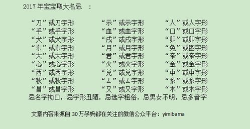宝宝起名字有什么讲究(宝宝起名忌讳什么)